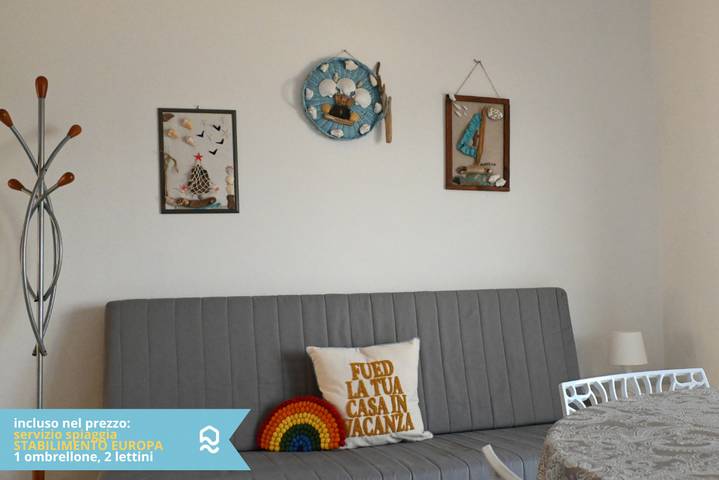 Appartement entier, Appartement de vacances pour 4 personnes avec balcon/terrasse in Marcelli, Numana