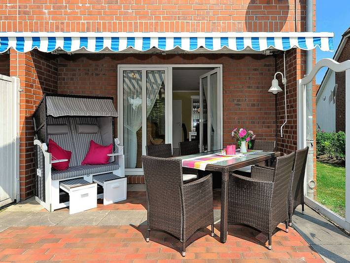 Ferienhaus für 7 Personen, mit Terrasse und Garten in Harlesiel