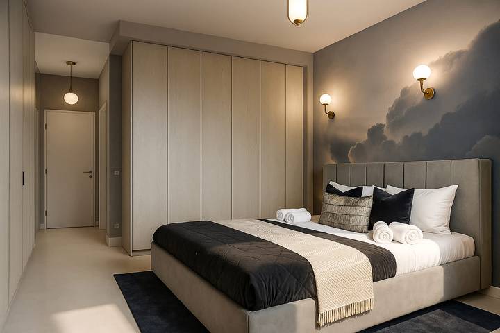 Gîte pour 3 personnes, avec balcon/terrasse, adapté aux familles à Bucarest - 4