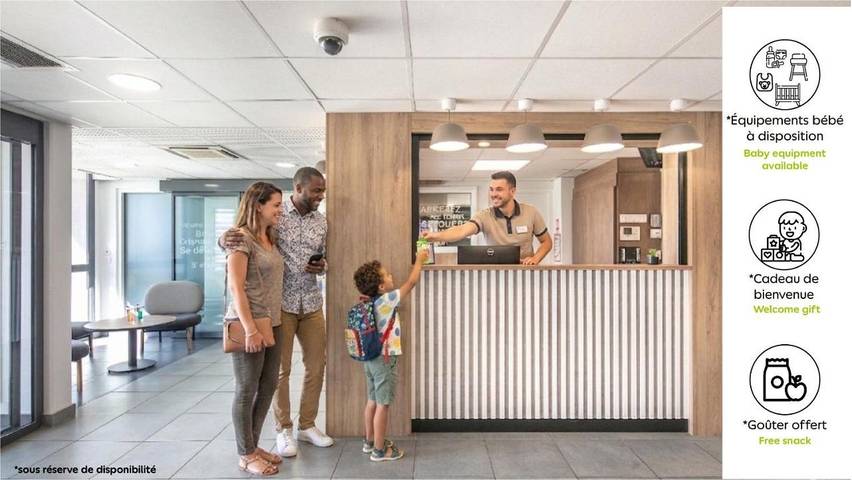 Hôtel pour 2 personnes, avec Terrasse et Vue à Saint-Quentin-Fallavier - 2