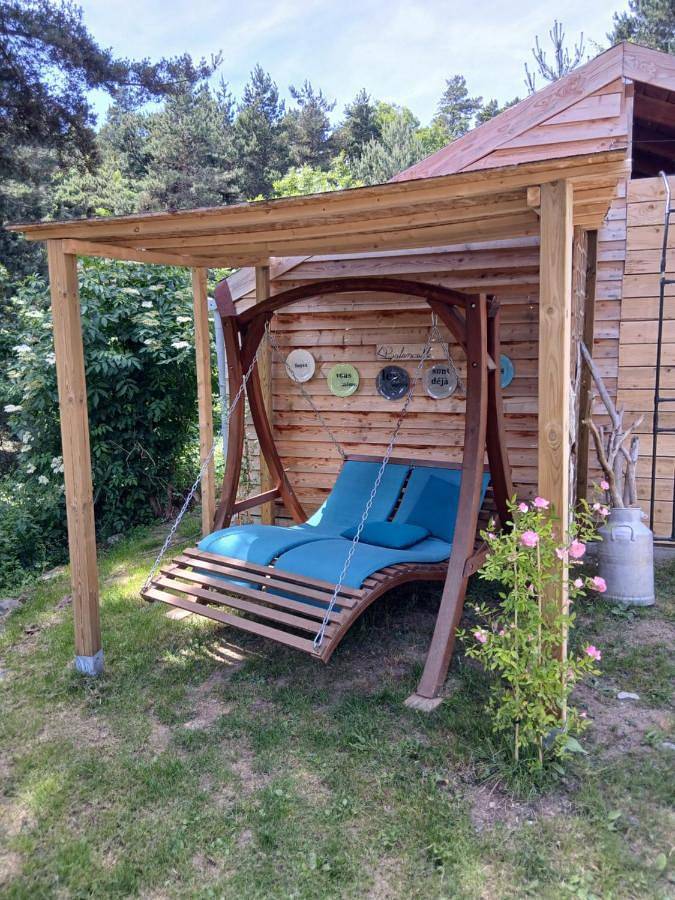 L'Ô Ré des Bois, hébergement insolite Clair de Lune, Bain norvégien, sauna, kota in Laussonne, Mézenc