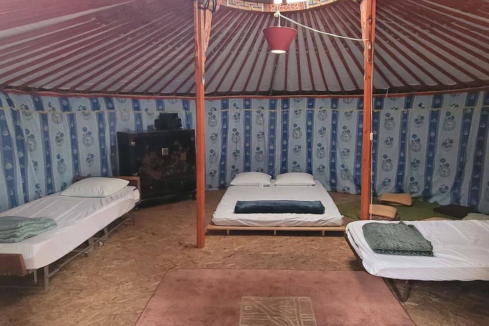 Yourte et Chalet Avec Piscine sur Terrain de 1000m2 in Nivillac, Vannes region