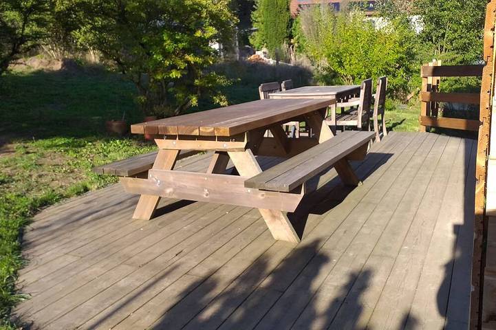 Maison de vacances pour 8 personnes, avec jardin