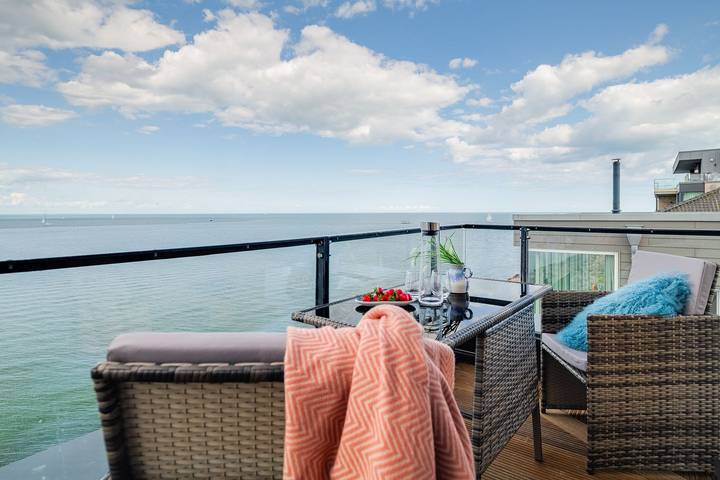 Ferienwohnung für 2 Personen, mit Balkon und Sauna in Olpenitz - 2