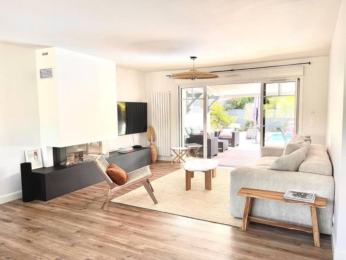 Villa pour 9 personnes, avec terrasse ainsi que piscine et jardin à Gujan-Mestras - 4