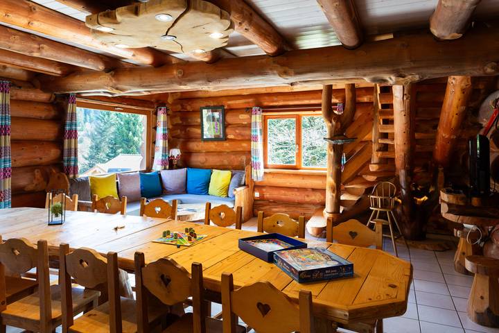 Chalet pour 14 personnes, avec jardin ainsi que terrasse et sauna, adapté aux familles à La Bresse - 2