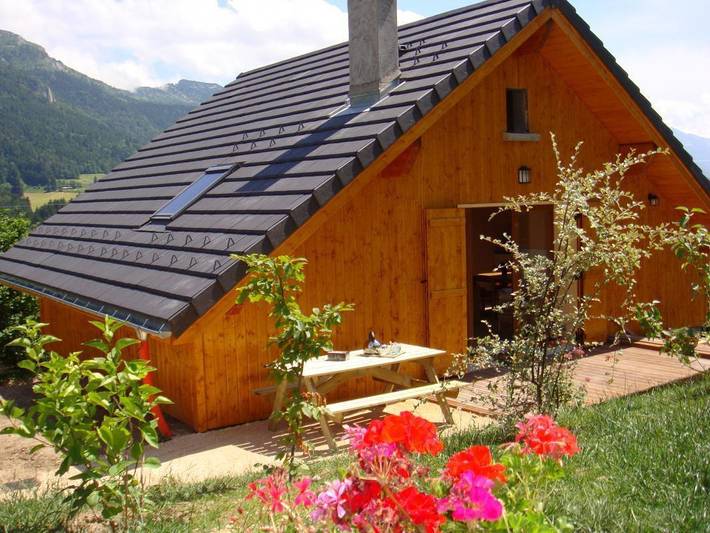 Chalet pour 5 personnes, avec Terrasse ainsi que Jardin et Vue dans le Vercors