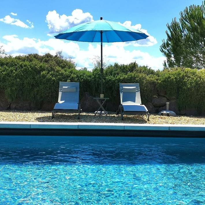 Chambre d’hôte pour 2 personnes, avec Terrasse et Jardin ainsi que Piscine et Vue à Violès - 3