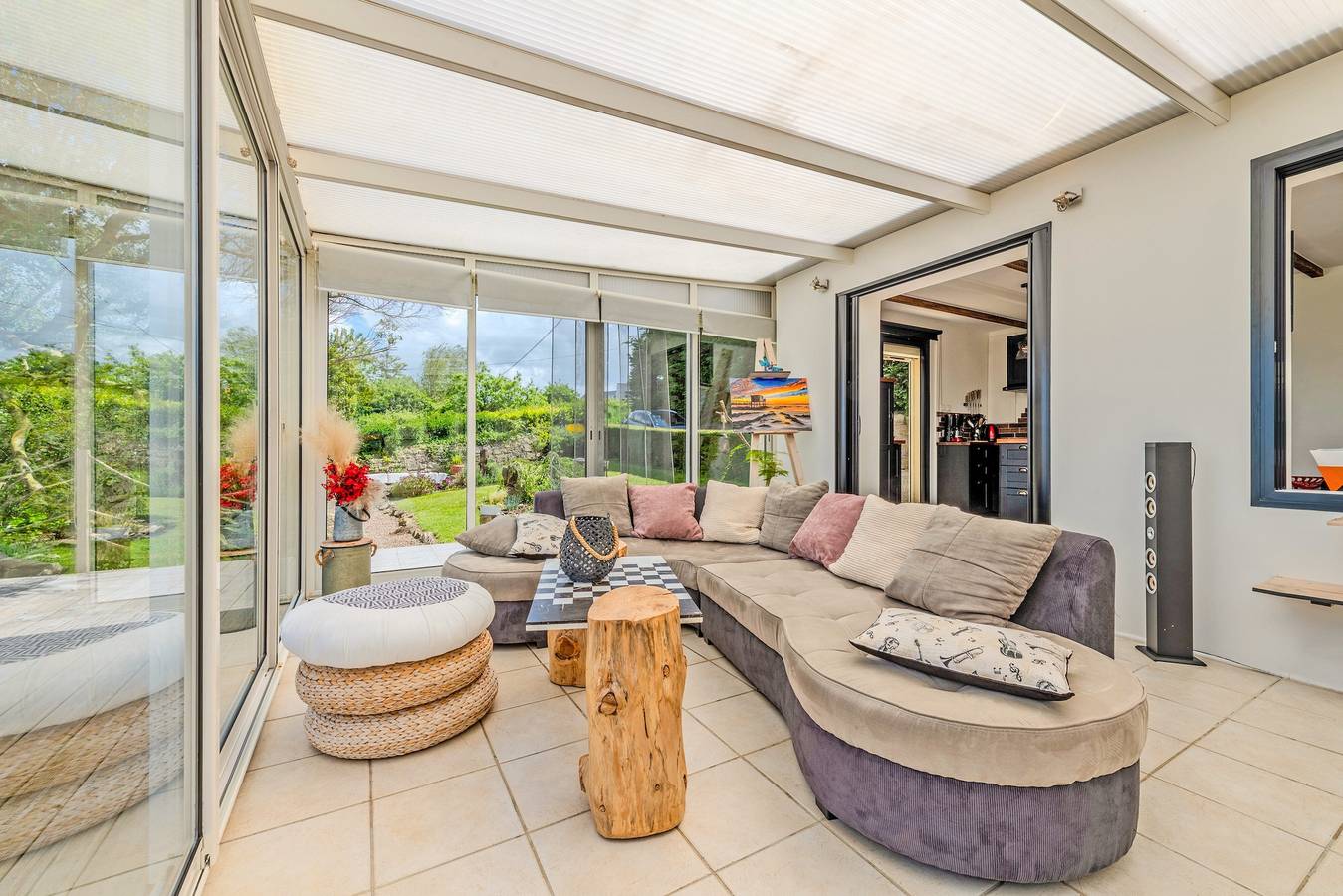 Villa 'Maison Vue Mer Avec Piscine' mit Meerblick, Privatem Pool und Wlan in Plouider, Brest und Umgebung
