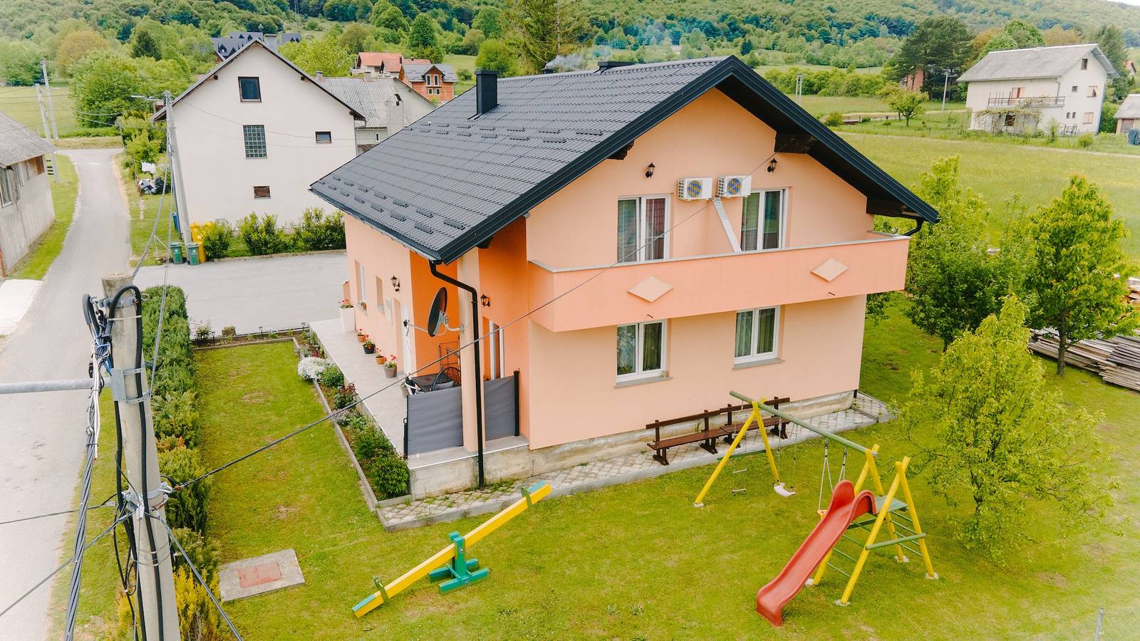 Habitación con un balcon Vranovača, Plitvice S-17461-a in Rudanovac, Condado de Lika-Senj