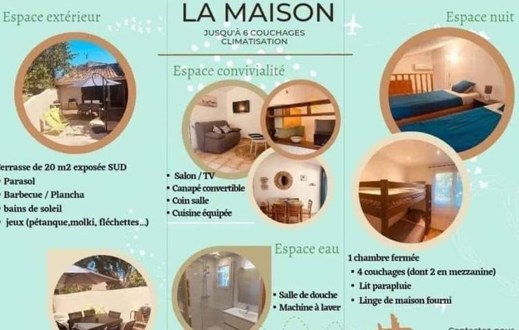 Location de vacances pour 6 personnes, avec terrasse et piscine dans Port de Taverna - 3