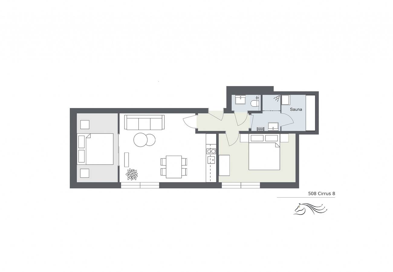 Ganze Wohnung, Ferienwohnung für 6 Personen mit Sauna in Sankt Gallenkirch (Stadt), Sankt Gallenkirch