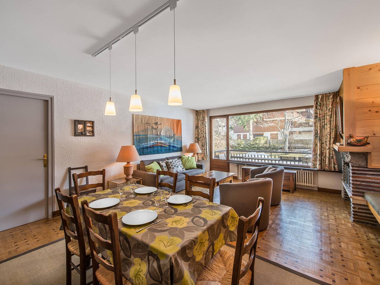 Entire apartment, 2-room apartment in Megève with balcony and parking in Megève, Pays du Mont-Blanc