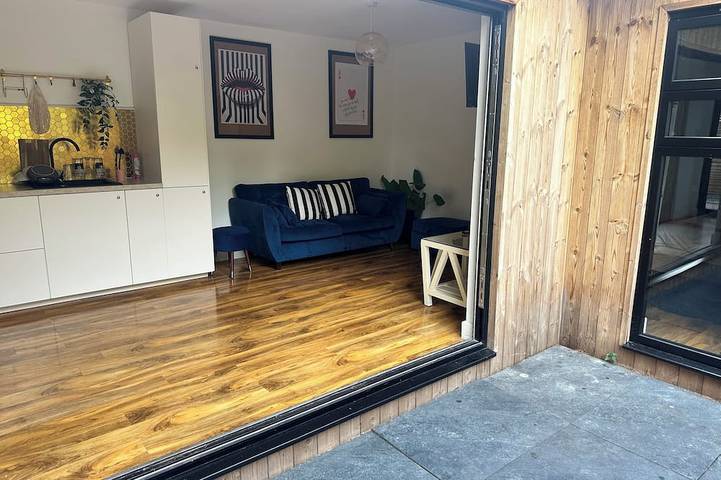 Cabaña de madera para 4 personas, con terraza - 1