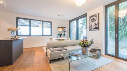 Ferienwohnung für 4 Personen, mit Terrasse und Ausblick in Heppenheim