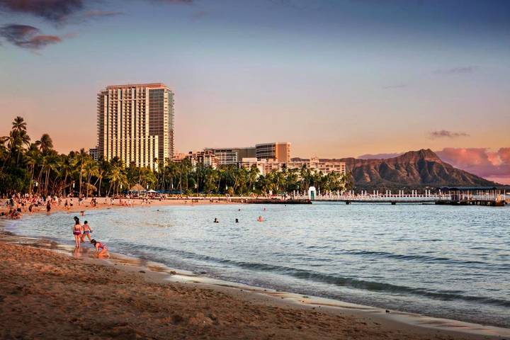 Hotel voor 8 personen, with zwembad and terras as well as whirlpool, met huisdier in Honolulu