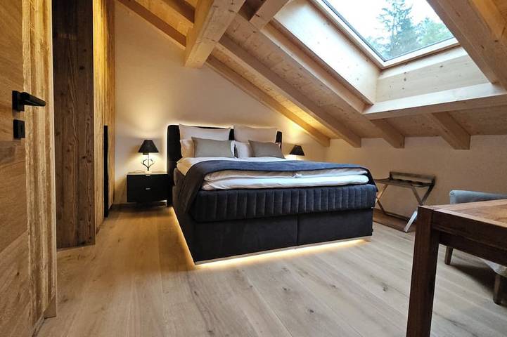 Chalet für 4 Personen, mit Balkon und Sauna in Lenggries - 2