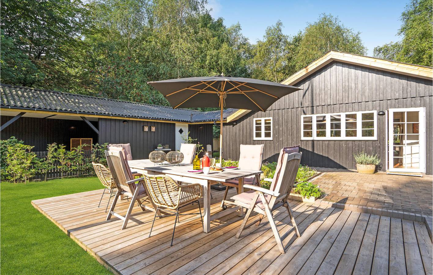 Ferienhaus für 6 Personen mit Seeblick in Varde