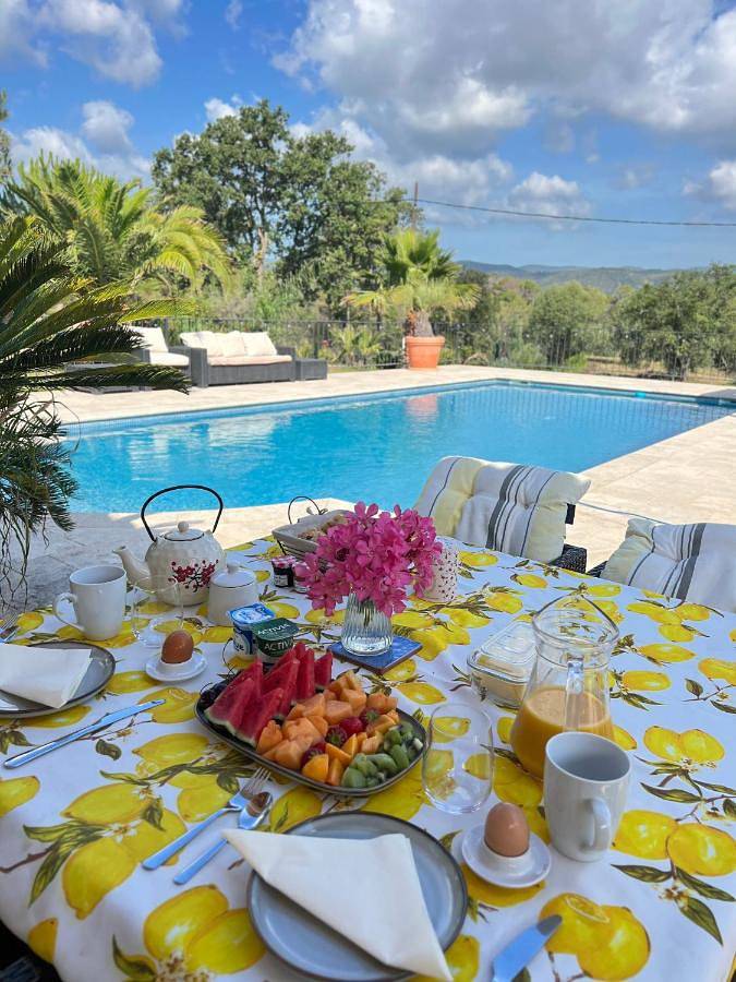 Chambre d’hôte pour 5 personnes, avec terrasse et jardin ainsi que piscine et vue, animaux acceptés dans le Var - 3