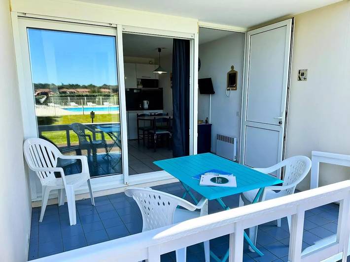 Apartamento para 4 personas, con Balcón y Piscina en Vieux-Boucau-les-Bains