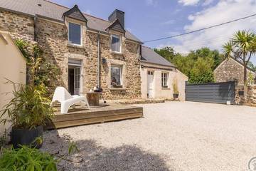 Gîte pour 2 personnes, avec jardin à Tollevast