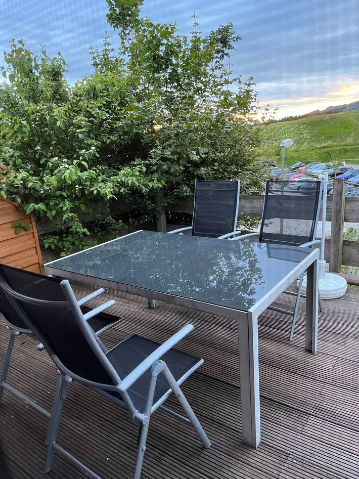 Ferienhaus für 6 Personen, mit Balkon/Terrasse und Ausblick sowie Terrasse, mit Haustier im Ostallgäu - 2