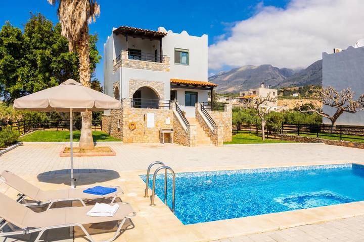 Villa für 5 Personen, mit Garten und Meerblick in Chania und Umgebung - 3