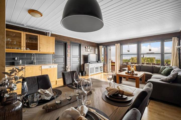 Ferienwohnung für 5 Personen, mit Sauna und Ausblick sowie Garten, mit Haustier - 1