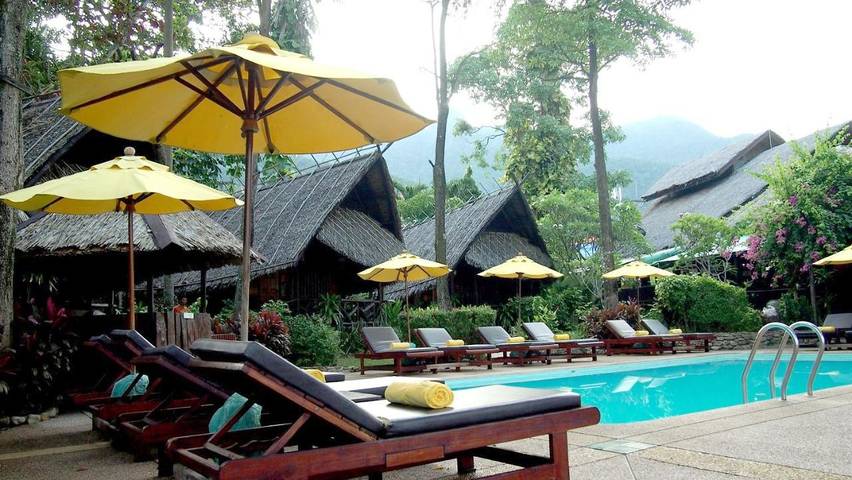 Station pour 3 personnes, avec piscine ainsi que jardin et vue dans Koh Chang - 2