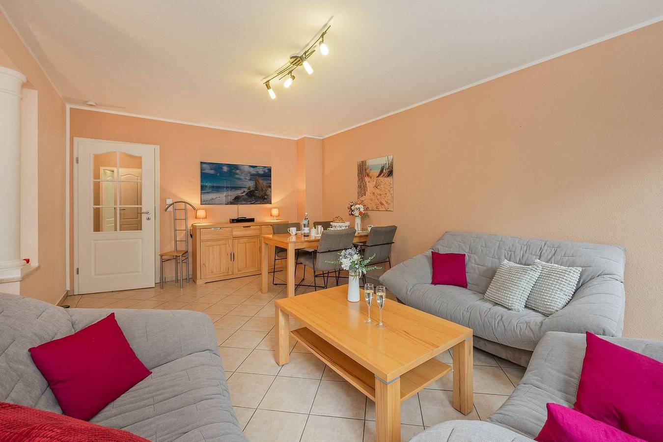 Apartamento entero, Quartier am Kirchberg 01 - ruhige Wohnanlage mit Terrasse und zwei Schlafzimmern in Zinnowitz, Usedomer Norden