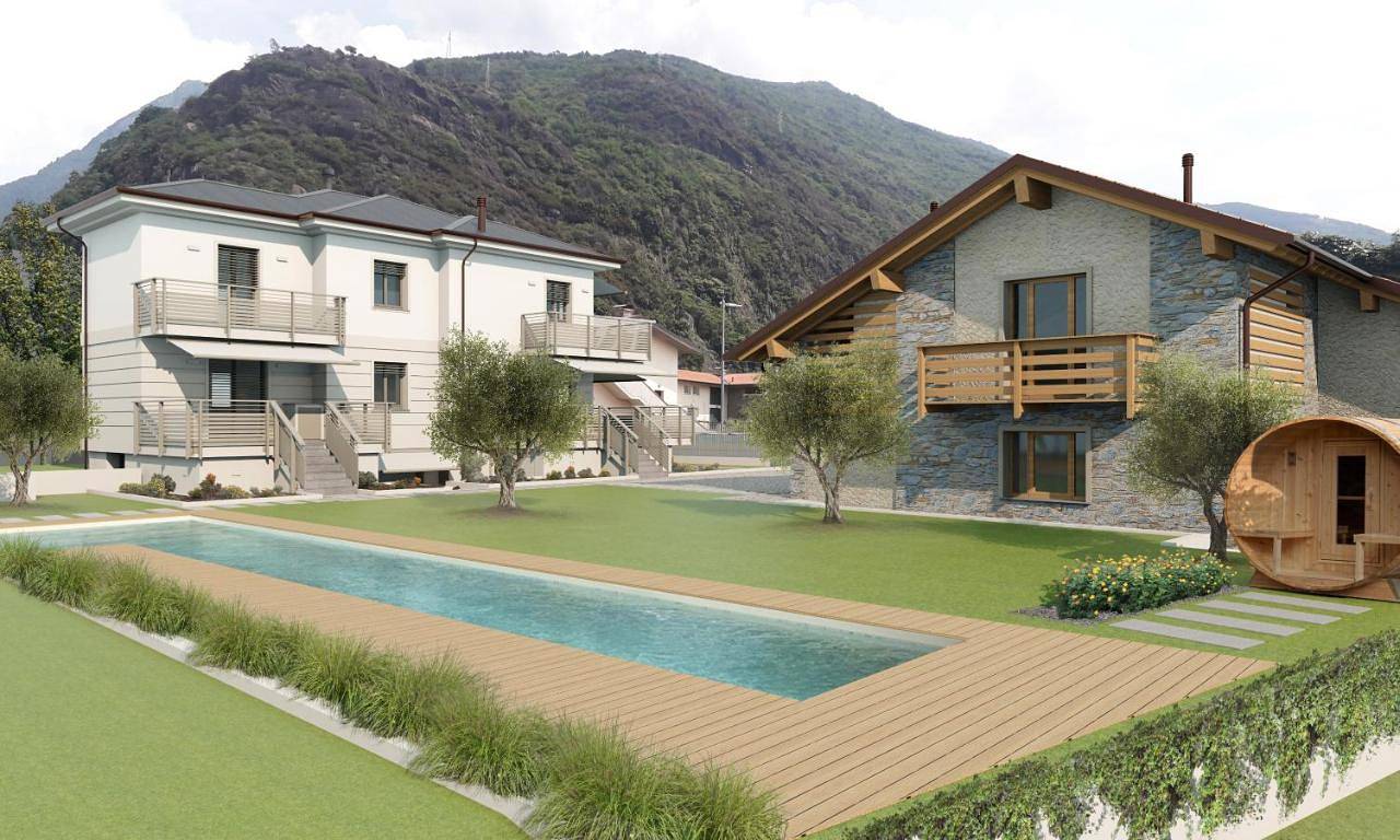 Villa Sunset - Luxury property with pool & large private garden and parking, few steps from the beach, ideal for singles, couples and a family in Dervio, Alpi Orobie Occidentali