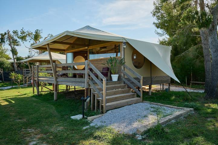 Glamping voor 2 personen, met Tuin