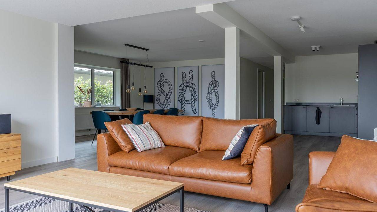 Vakantiehuis voor 9 personen met tuin in Friesland