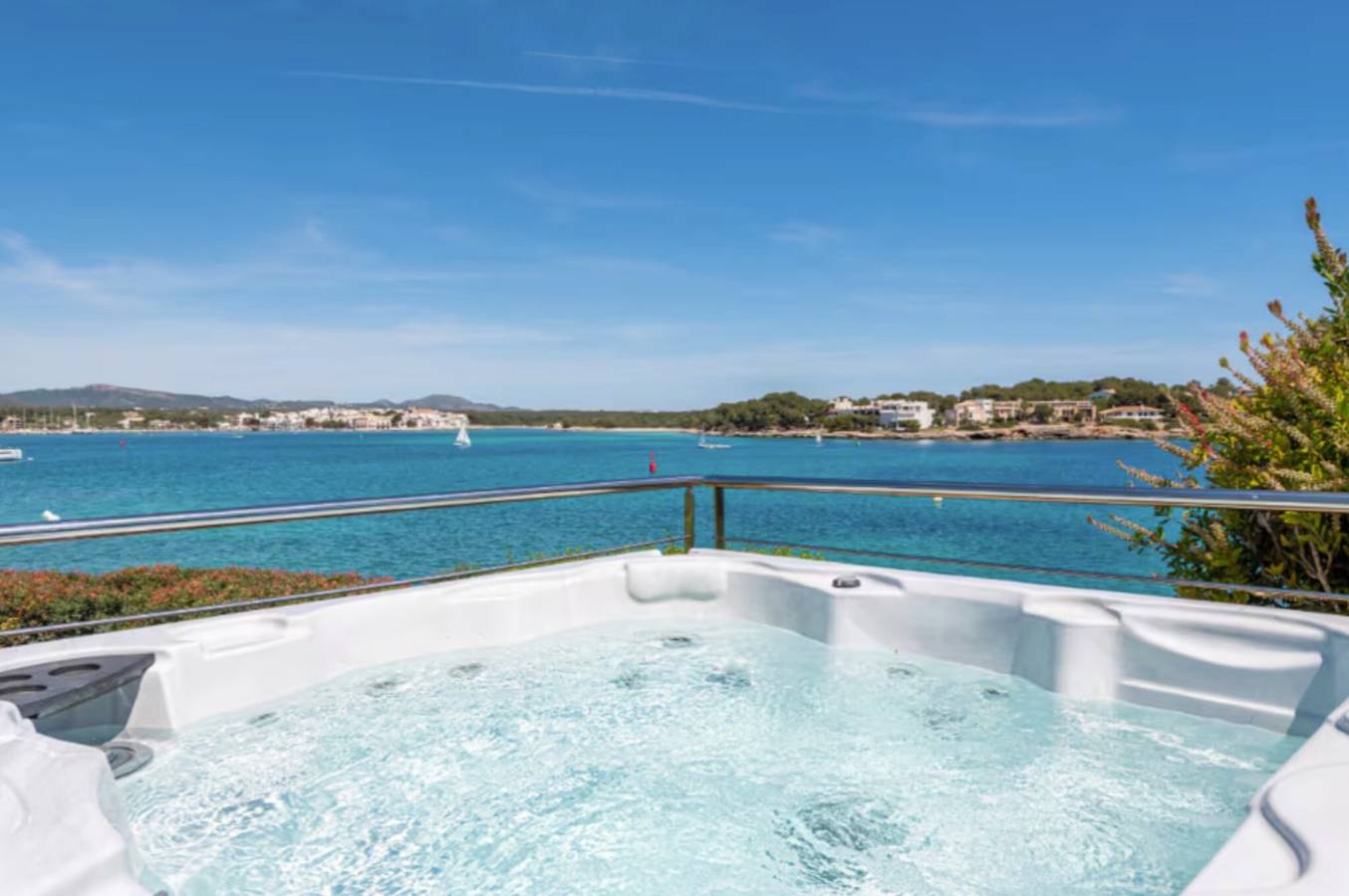 Villa „Sa Bateria“ mit Meerblick, Wlan und Klimaanlage in Portocolom, Felanitx