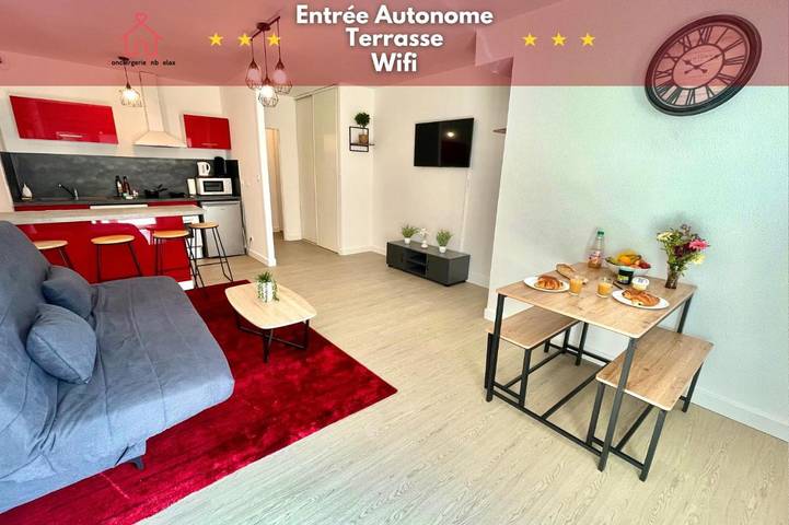 Appartement de vacances pour 4 personnes, avec terrasse