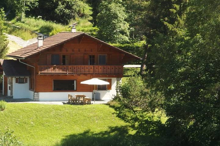 Chalet für 6 Personen, mit Garten und Balkon in Villars-sur-Ollon