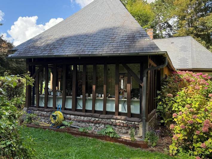 Location de vacances pour 8 personnes, avec piscine ainsi que vue et jardin, animaux acceptés à Gruchet-Saint-Siméon - 4