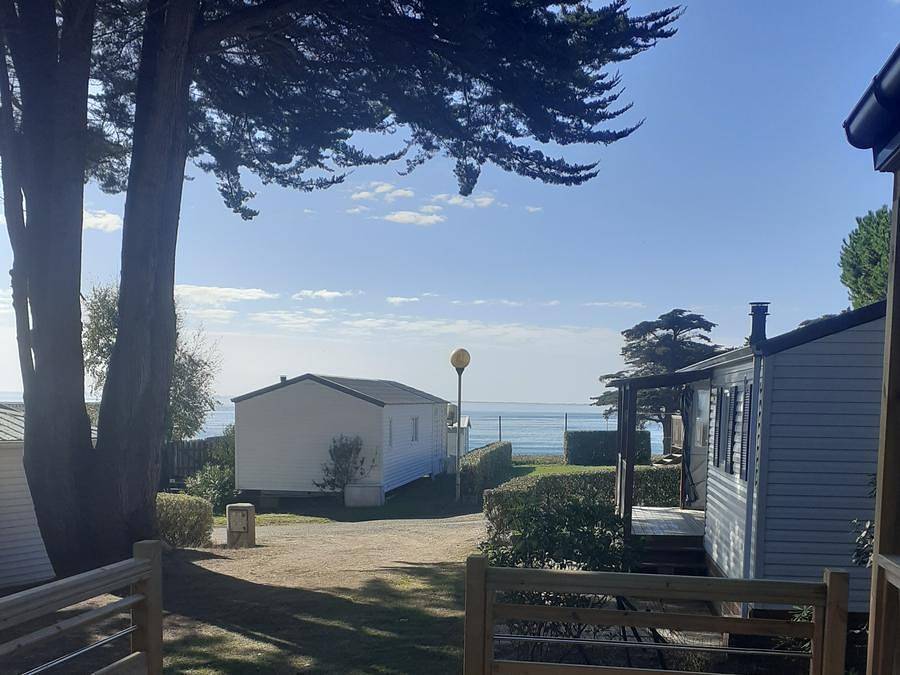 Camping Port Meleu - Mobilhome 4 personas - Confort Vista al Mar - 2 habitaciones in Préfailles, Côte de Jade