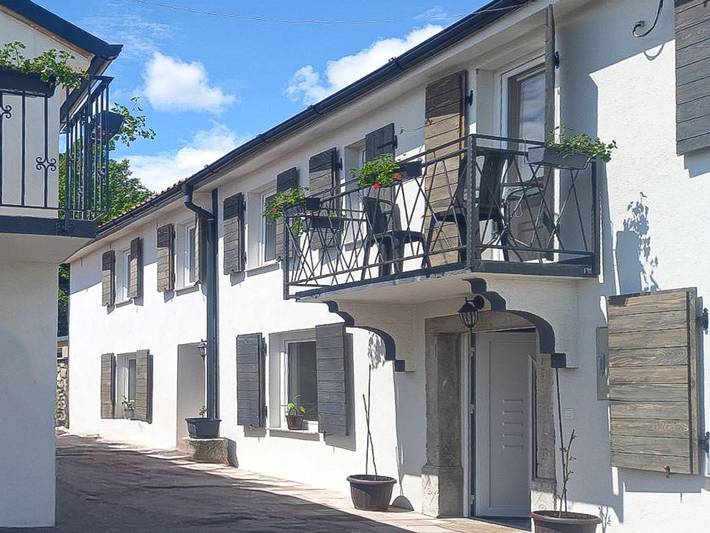 Ferienhaus für 5 Personen, mit Ausblick und Garten sowie Balkon