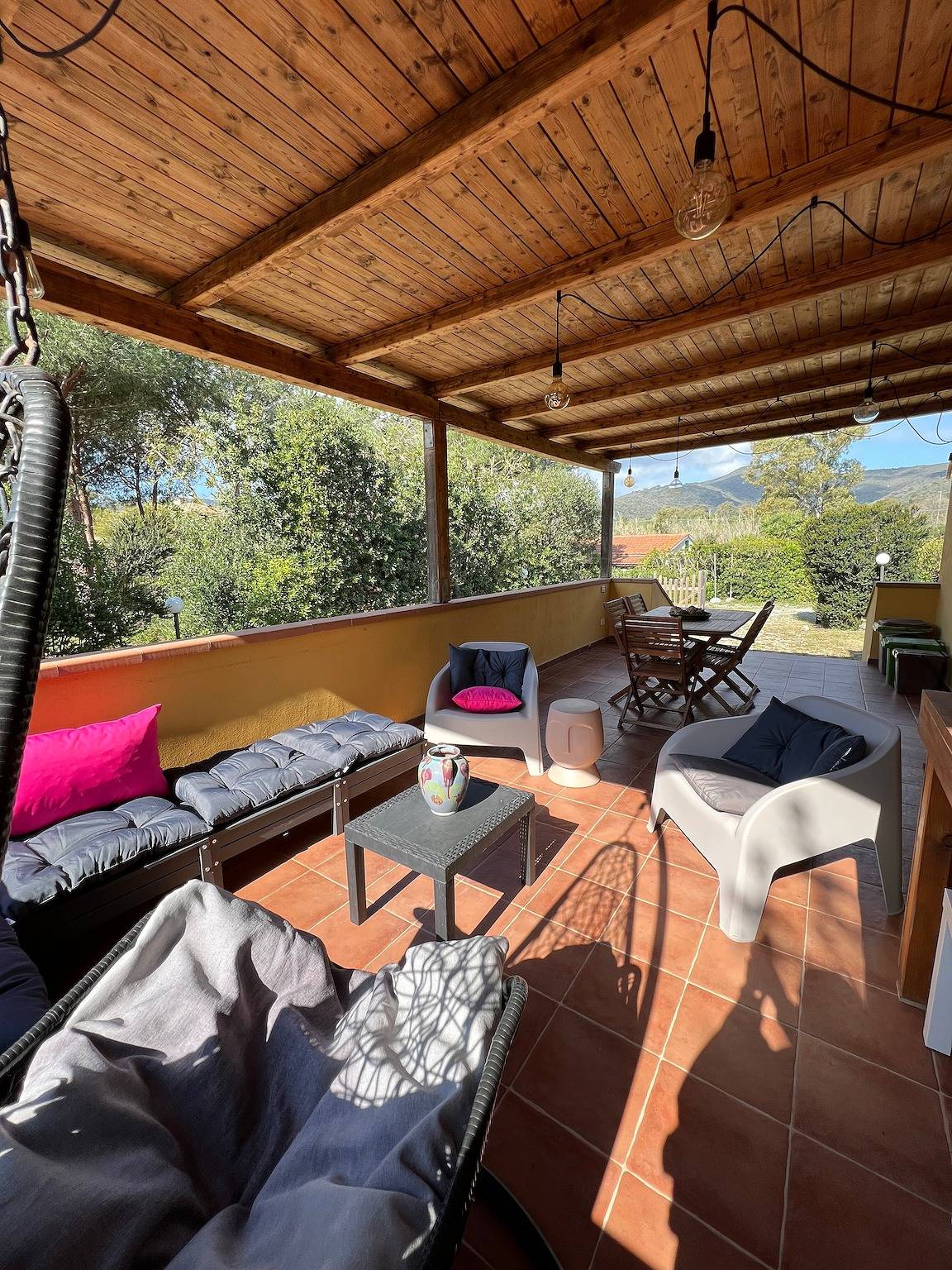 Casa Vacanze "Villetta Lampone", aria condizionata, giardino e terrazza in Lacona, Isola d'Elba