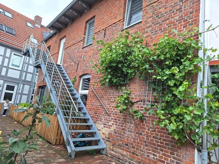 Ferienwohnung für 3 Personen, mit Terrasse und Garten