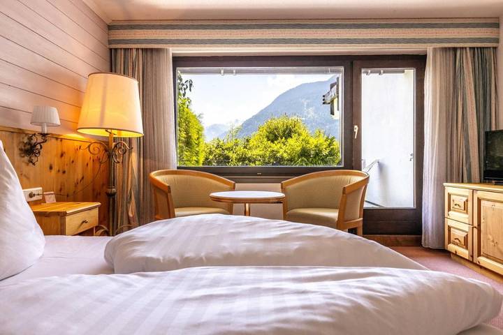 Hôtel pour 2 personnes, avec terrasse ainsi que sauna et jardin, animaux acceptés