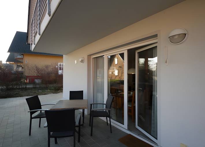 Ferienwohnung für 4 Personen, mit Seeblick und Garten an der Müritz