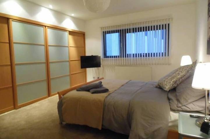 Ganze Wohnung, Moderne 2-Bett-Wohnung in der Nähe von Sse Hydro und Sec in Glasgow, Greater Glasgow und Clyde Valley