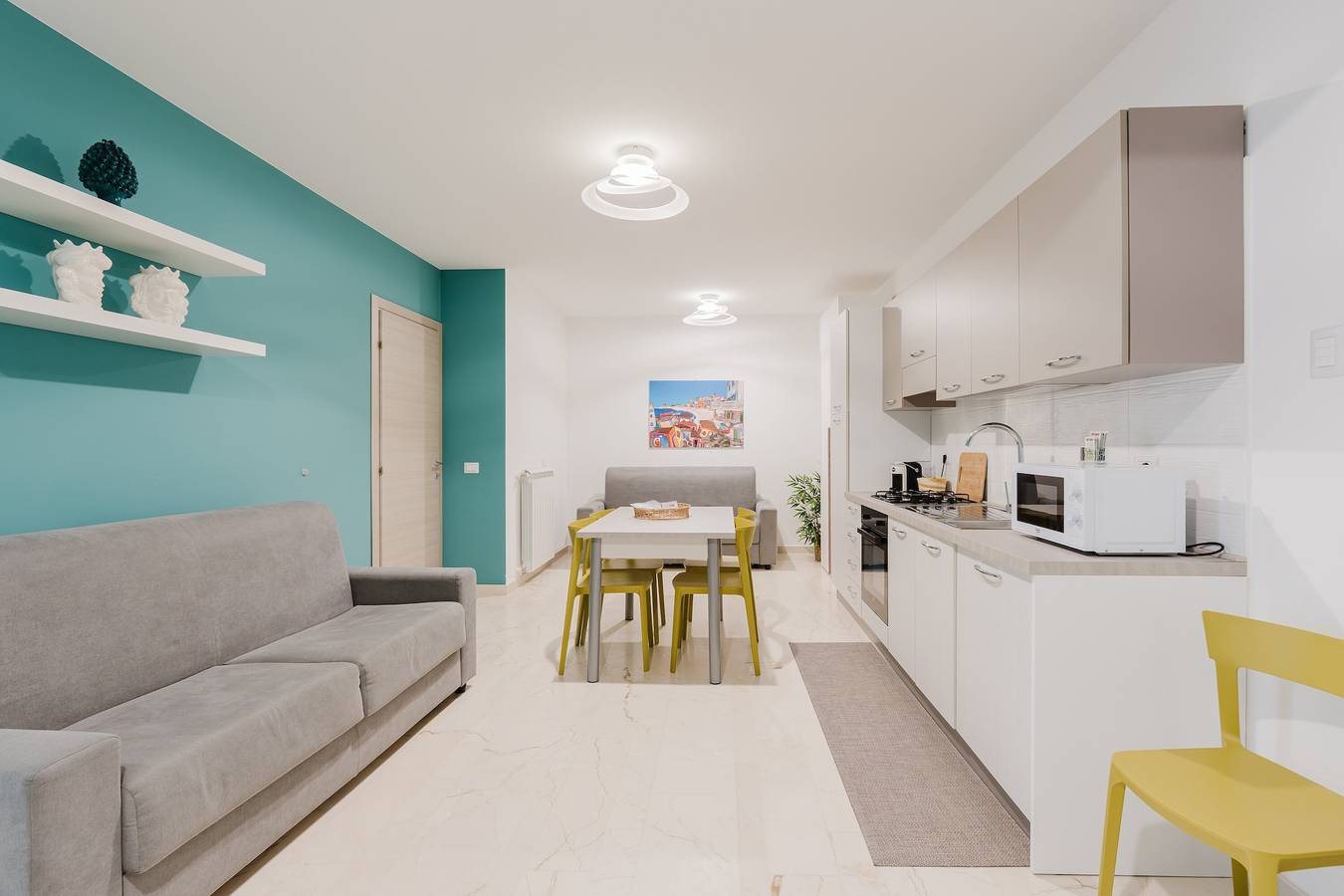 Casa Vacanze 'Azzurra Apartments Trinacria' con Vista Mare, Wi-Fi e Aria Condizionata in Balestrate, Provincia di Palermo