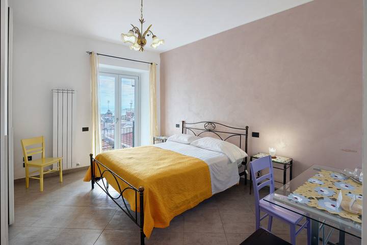 Chambre 'Camera Libeccio Vista Mare' avec Vue sur la Mer, Wi-Fi et Climatisation in Cetara, Côte Amalfitaine