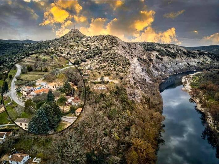 Maison de vacances pour 4 personnes, avec Balcon et Terrasse ainsi que Jardin et Vue
