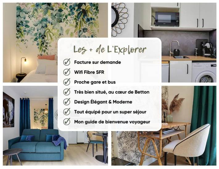 Gîte pour 4 personnes, avec terrasse à Betton - 2