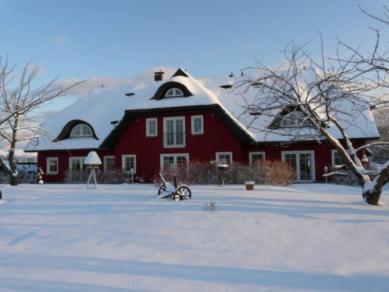 Ganze Ferienwohnung, Karolas Landhus unterm Reetdach - 08 Ferienappartement in Alt Reddevitz, Mönchgut