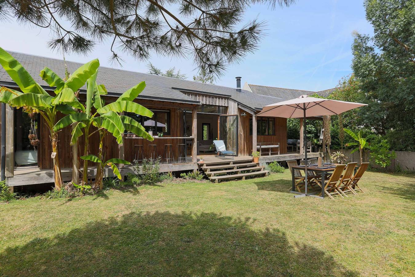 Casa de vacaciones 'Gaetan' con terraza, jardín privado y Wi-Fi in Étables-sur-Mer, Côte de Goëlo